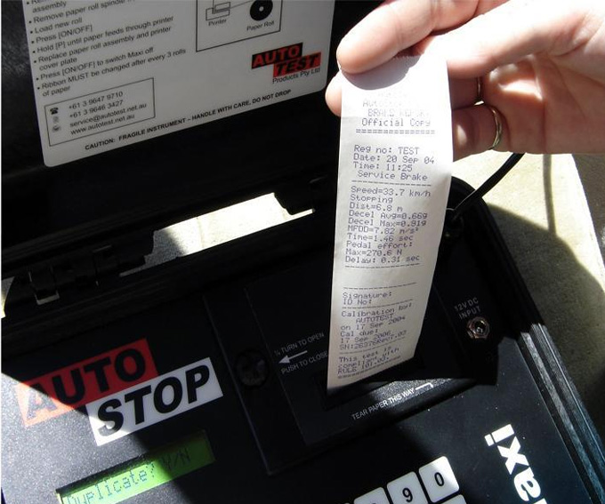 Autostop Brake Meter Heavy