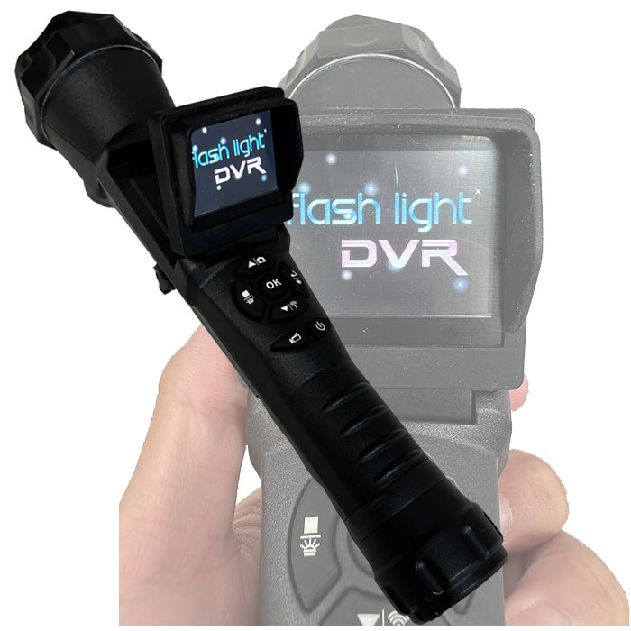 Flashlight F9 Heavyduty Metal DVR Camera