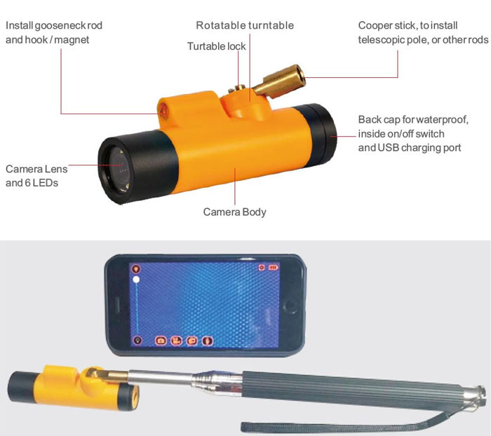 TVS-100 Telescopic WiFi Wireless Android & Iphone TVS-100 Telescopic WiFi Wireless Android & Iphone