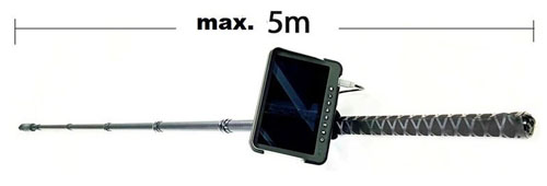 TVS-500-PT Extendable pole with Camera head TVS-500-PT Extendable pole with Camera head