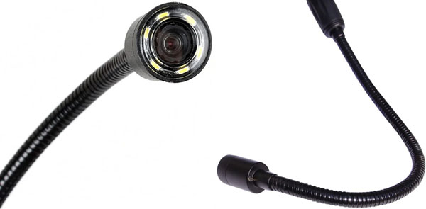 TVS-360WP Camera head and flexible connector TVS-360WP Camera head and flexible connector