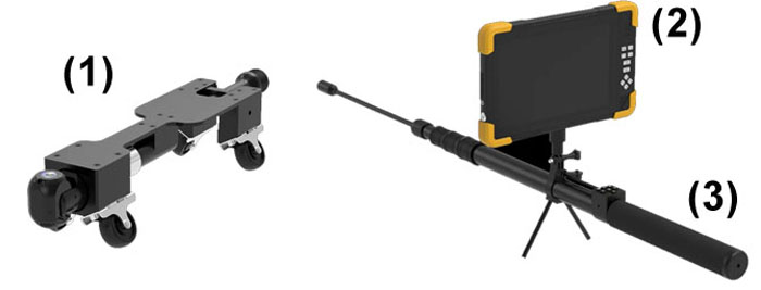 UVC-360-10 Under Vehicle 360° Pan Tilt Inspection Camera UVC-360-10 Under Vehicle 360° Pan Tilt Inspection Camera